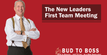 The New Leader's First Team Meeting